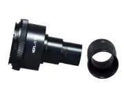 Microscope Adapter w 2X Lens for Nikon DSLR Camera +23.2-30.5mm Step-Up Sleeve