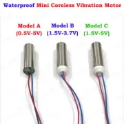 Waterproof DC 1.5V 3V 5V Mini 7mm Coreless Vibration Motor Vibrator Toy Massager