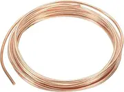 uxcell 11.15 Feet Solid Bare Copper Wire,10 Gauge 99.96% Pure Copper Wire 2.5mm Soft Beading Wire Metal Plant Stem Ties for Jewelry Craft (3.4m)