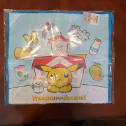 Pokemon Pikachu in Hokkaido Japan Zipper Tote Bag Snow Milk NWT 2019 Game Freak