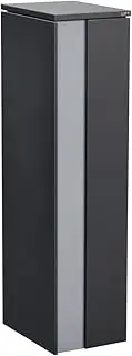 Camden Large Parcel + Mail Charcoal Silver Pillar
