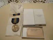 WW1 Pennsylvania PA National Guard 28th Division Service Medal w/Ribbon & Box