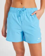 [Roxy] Roxy Women's Wave Eco Board Shorts in Azure Blue Size Medium M Azure Blue
