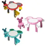 BONNE NUIT迪士尼米奇多功能兒童遊戲桌(一桌一椅無積木) 迪士尼兒童椅 樂高積木桌 白板塗鴉美勞桌
