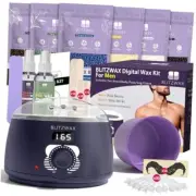 Nose Wax Kit for Men and Women Hair Removal Digital Wax Pot Kit with Beard