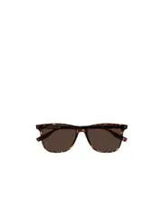 tortoiseshell-effect square sunglasses 54 Brown