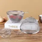 Stainless Steel Soy Milk Filter Basket With Handle Rice Colander Baking