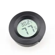 Mini Round Digital LCD Thermometer & Hygrometer Temperature Humidity Meter New