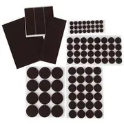 seki 160 Pieces Self Adhesive Felt Pads Kit Supplied in Assorted Shapes & Sizes