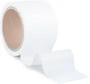 GRIP Eventbasics Flutter Tape White, 50 m x 70 mm, LDPE Film Tape, 50 µ Thickness, Barrier Tape, Non-Adhesive, Coloured Flutter Tape for Barrier, Decorating at Events, Weddings and Parties, White