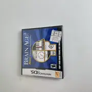 Brain Age 2 More Training in Minutes a Day Video Game For Nintendo DS 2007