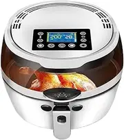 oven mini oven air fryer oven Small Air Fryer, Air Fryer, Oilless Electric Cooker with Cooking Functions, LCD Digital Touch Screen with Precise Temperature Control, Nonstick Basket, 1500W, Small Air