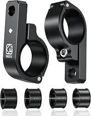 VAZESWIN 2 PCS Light Bar Mounts, Aluminium Alloy LED Light Mounting Brackets, Sturdy Roll Bar Clamps for Motorcycle ATV UTV Truck, Fit for 0.875" / 1" / 1.125" / 1.26" / 1.375" Handlebar Roll Cages