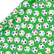 Glick Luxury Roll Wrap, Football Gift Wrapping Paper, Paper for Birthday Presents, 2m x 70cm