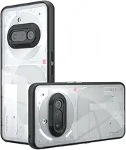 TQLGY Matte Case for Nothing Phone 3a 6.77-Inch, Shockproof Military Grade Drop Protection, Frosted Translucent Skin-Touch Hard Back Slim Phone Cover, Transparent