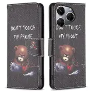 For Transsion Tecno Spark 20 Pro Case Wallet with Card Holder Pattern PU Leather Phone Cover