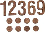 BESPORTBLE 1 Set Wall Clock Numbers Clocks Clock Mechanism Hanging Clock DIY Numerals Clock Roman Numbers Clock Hands Wall Clock Parts Digital Wall Clock DIY Clock Numerals Supplies Wood