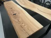 Black Walnut Wood Epoxy Resin Table Top Custom Order For Bar Counter Top