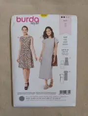 BURDA Style 6339 Easy Dress Sewing Pattern size 8 - 18 New & Factory Folded