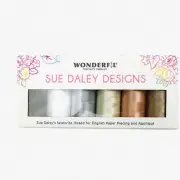 SilkSoft Neutrals: 6x273yd 2-Ply 80wt Cottonized Polyester Threads for Fine Sewi