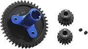 3X 1:10 Metal Spur Gear Slipper Clutch 39/40/41/42/43T Upgrade Accessories Metal M1 Gear for 4S 1/8 Typhon Modification Model, 41T 16 17T