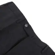 PT01 NWT Flat Front Dress Pants Size 52 36 US Solid Blue Melange Wool Blend
