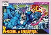 X-FACTOR VS. APOCALYPSE / 1991 Marvel Universe Series 2 (Impel) BASE Card #101