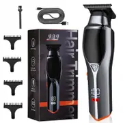 Electric Hair Clipper Men's Carved Hair Clipper Professional Oil Head Scissors Hair Cutting Machine