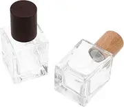 Gatuida 2 Pcs Refillable Glass Perfume Atomizer Bottles Travel Spray Bottle with Sophisticated Caps for Compact Daily Use Go Fragrance Applications