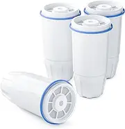 [BOGDA] 4 Pack Water Filter Replacement Zero, 5-Stage Compatible with Zero Pitcher and Dispenser, Fit for Zero Filter Water Replacement Filters and ZR-001 ZR-017 ZR-004