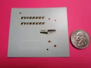 1956 K&O Evinrude Big Twin 30 Toy Outboard Model Boat Motor Reproduction Decals