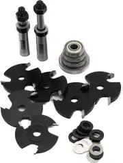 Torquata Slot Cutter Deluxe Router Bit Set 5-Pieces