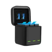 For GoPro Battery Charging Box For Hero 9 10 Black 3 Slot Charger Storage