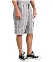 NEW MARC ECKO PLAID CARGO SHORTS MENS 33 FREE SHIP