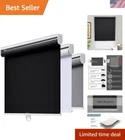 Cordless Blackout Roller Shades 24" W x 72" H - UV Protection & Room Darkening