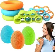 Finger Strengthener - Grip Strength Trainer,Grip Trainer Finger Stretcher Exerciser Hand Gripper Strength Ring Stress Ball for Musician