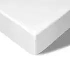 NNEDSZ 400TC White Bamboo Cotton Fitted Sheet 40cm Wall King Single