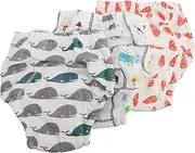 IWOWHERO 3pcs Training Pants Cotton Training Pants Diapers for Newborns Cloth Training Pants Diapers Underwear Boys Training Pants New Born Diapers Panties Panty Gauze