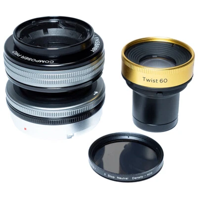 Lensbaby Composer Pro II w/Twist 60 Optic +ND Filter for Pentax K Mount