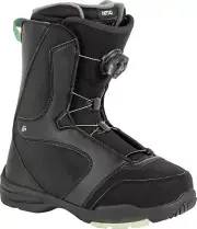 Nitro Flora BOA Women's Snowboard Boots, Black/Mint, 9