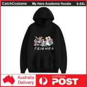 My Hero Academia Hoodie Izuku Midoriya Katsuki Bakugou Friends Sweatshirt Coat