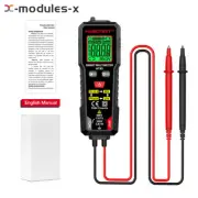 HT93 Digital Multimeter 2000Count Auto range Volt AC/DC NCV Tester w/ Flashlight