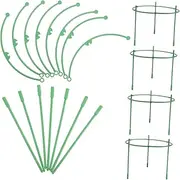 Abaodam 20pcs Flexible Garden Plant Clips Rustproof Plant Fixing Clips for Climbing Vines Flowers and Vegetables Easy to Assemble Trellis Support for Aesthetic Garden Enhancement