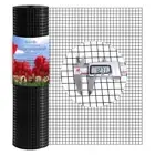 Black Hardware Cloth 1/2 Inch 24x100ft 19Ga,PVC Coated Wire Mesh Roll,Chicken...