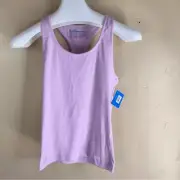 NWT Columbia Fitted Lavender Tank With Built In Bra Size Medium Activewear Yoga