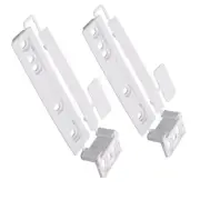 2 x UNIVERSAL INTEGRATED FRIDGE FREEZER DOOR FIXING SLIDE KIT MOUNTING BRACKET