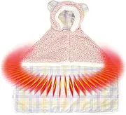 Dog Blanket,Pet Cold Weather Coat Wrap - Soft Dog Winter Coat with Hat, Kitten Thicken Cloak Blanket, for Small Medium Dogs and Cats