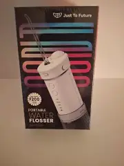 Portable Water Flosser, Cordless IPX7 Waterproof Dental Cleaner, 5 Nozzles