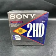 NEW SEALED Sony 2HD Floppy Diskettes IBM Formatted 1.44 MB 3.5 Inch, 10 Pack
