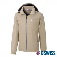 在飛比找PChome24h購物優惠-K-SWISS CO Solid Jacket刷毛防風外套-
